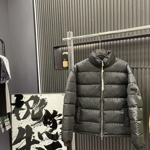 2026 Letter Autumn and Winter Cotton Clothes Jacquard Winter Stand-up Collar Thickened Warm Couple Jacket Men and Women Casual