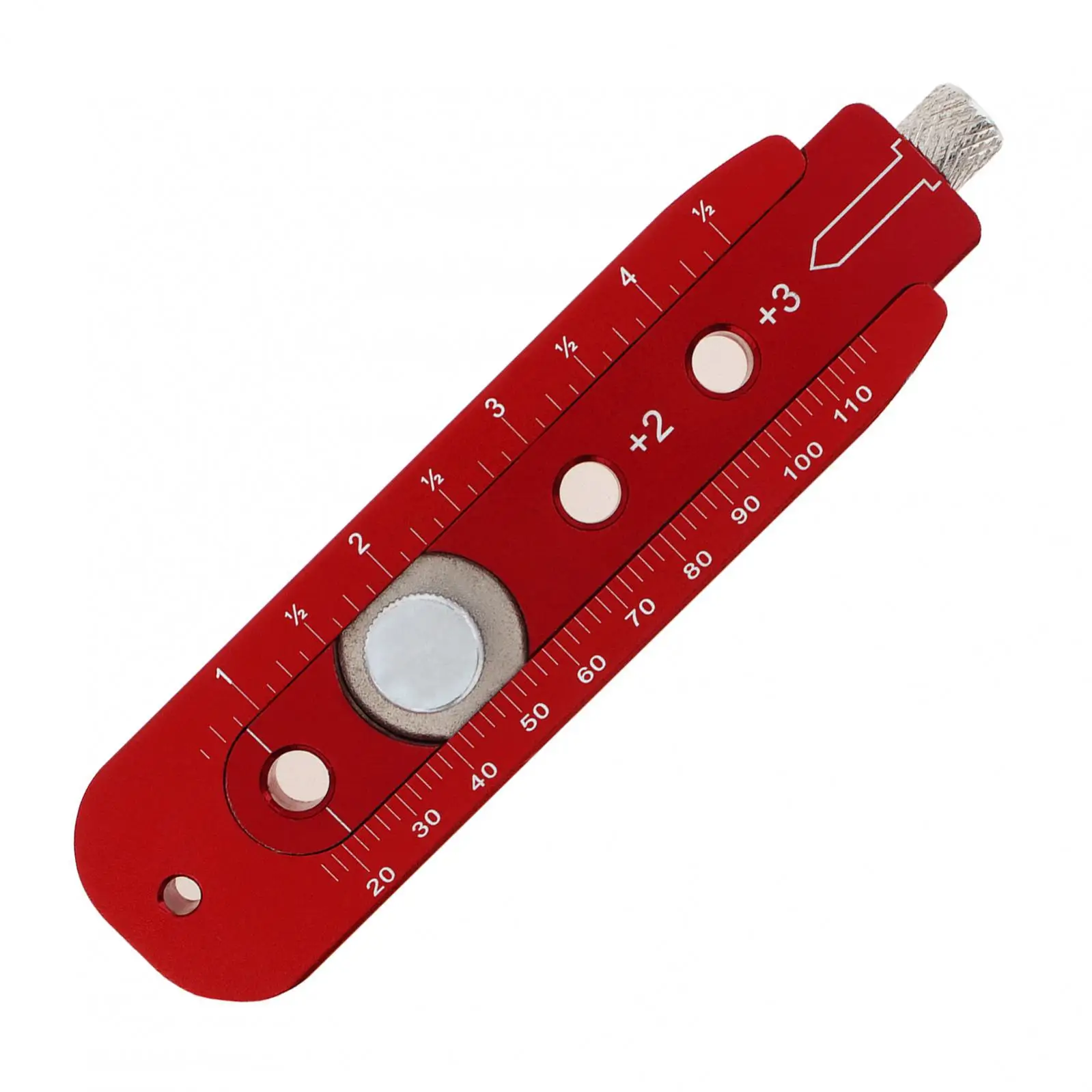 Metric Inch Dual Scale Adjustable Drawing Circle Ruler Woodworking Compass Scriber Circular Drawing Tool Marking Gauge