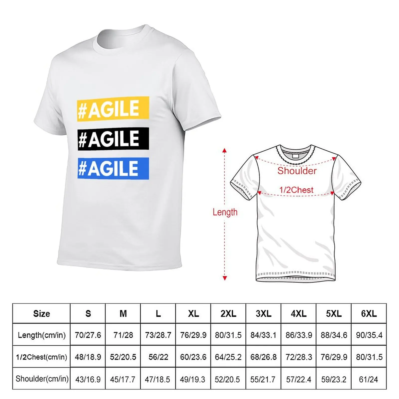 Agile Set T-Shirt Sport Basic Moisture Wicking Tee