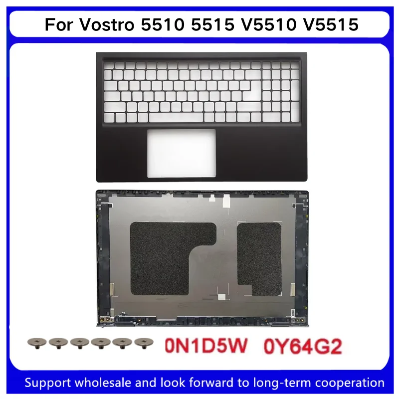 

New For Kailxuling Vostro 5510 5515 V5510 V5515 LCD Cover Back Cover 0N1D5W N1D5W 0Y64G2 / Upper Case Palmrest Cover