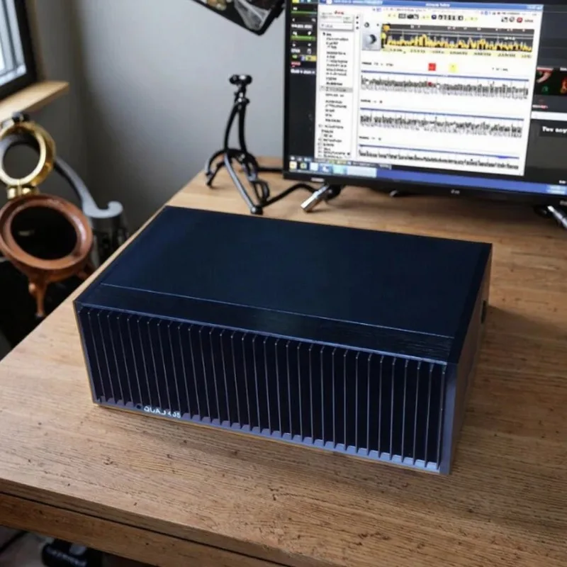 BRZHIFI Audio Clone Quad 405 Klassisches Aluminium-Verstärkergehäuse Leistungsverstärker-Gehäuse