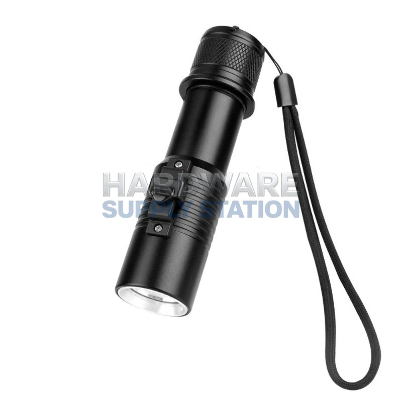 

Двухрежимный фонарь для дайвинга + белый и желтый мощный свет с зумом + водонепроницаемый, прочный, из алюминиевого сплава, с регулируемой длиной