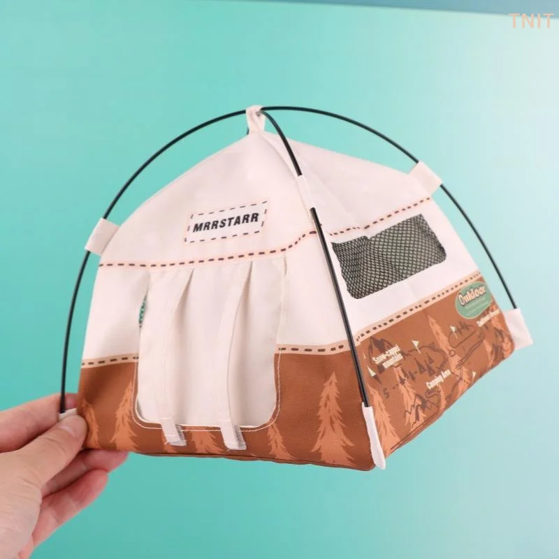 

1 Set Miniature Simulated Outdoor Tent Ornament 1:12 Scale Dollhouse Camping Tent Model Decoration DIY Accessories Photo Props
