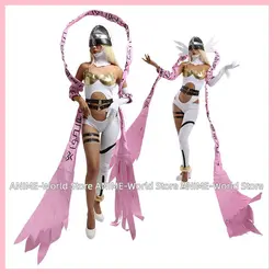 Fancy Women Girl Angewomon Cosplay Costume Halloween Cartoon Anime Costume for Female Cosplay Shoes Accessories