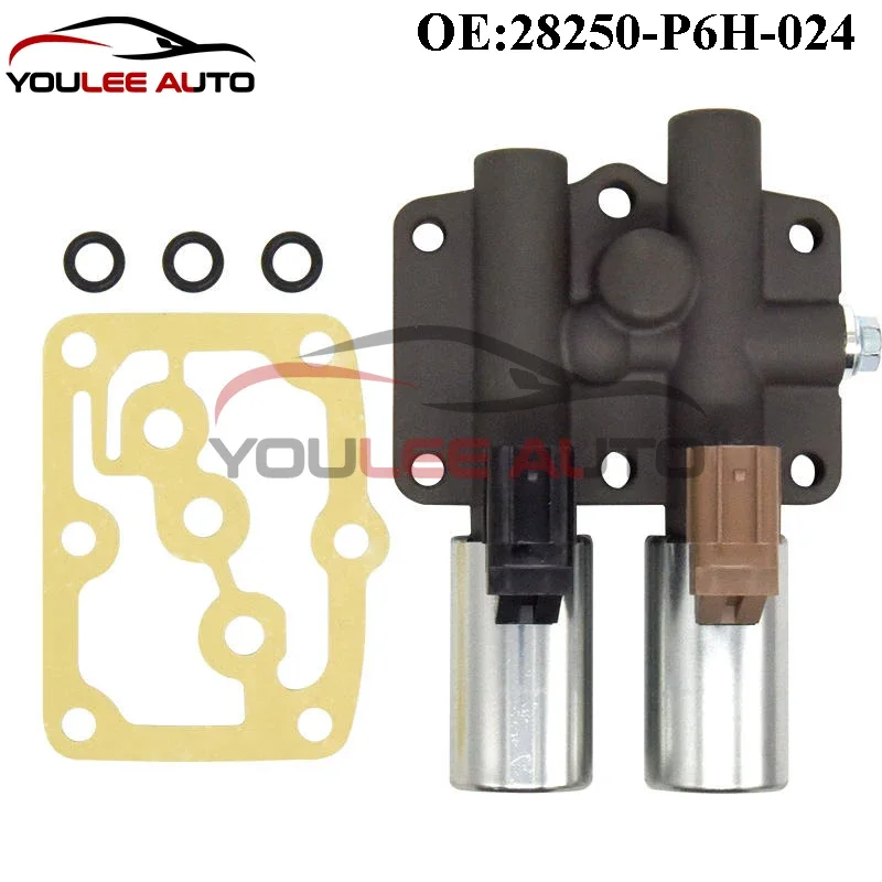 

28250-P6H-024 28250P6H024 28260RPC004 Transmission Dual Linear Shift Solenoid & Gasket For Honda Accord Odyssey Acura CL