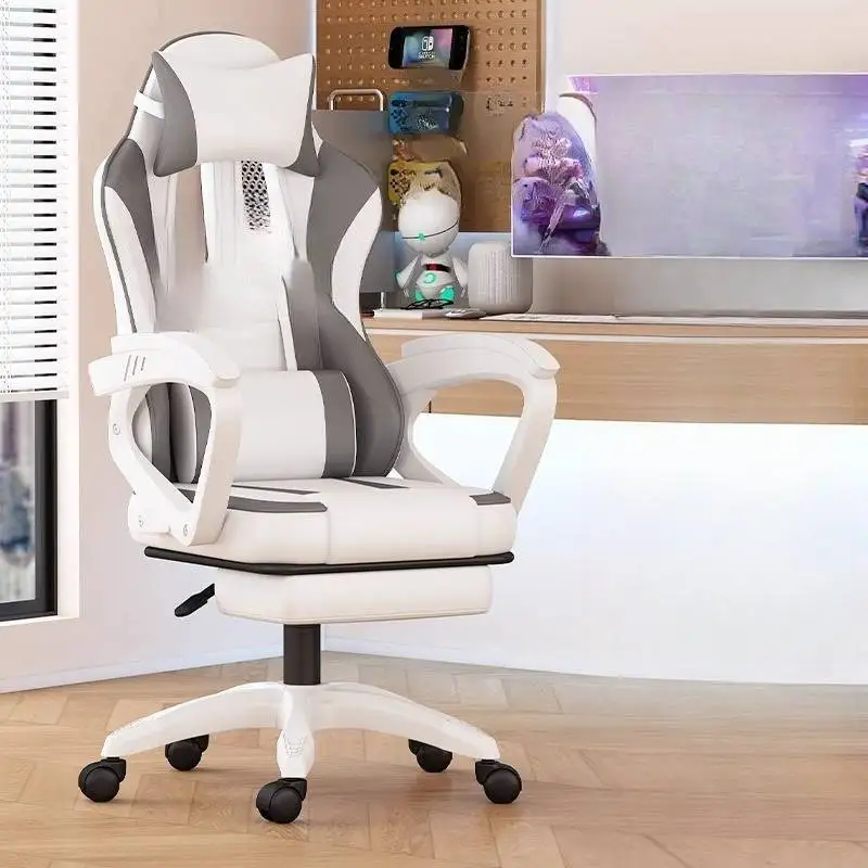 

Adjustable Massager Office Chair Headrest Modern Wheels Oversized Computer Chair Arm Comfortable Bureau Stoel Office Furniture