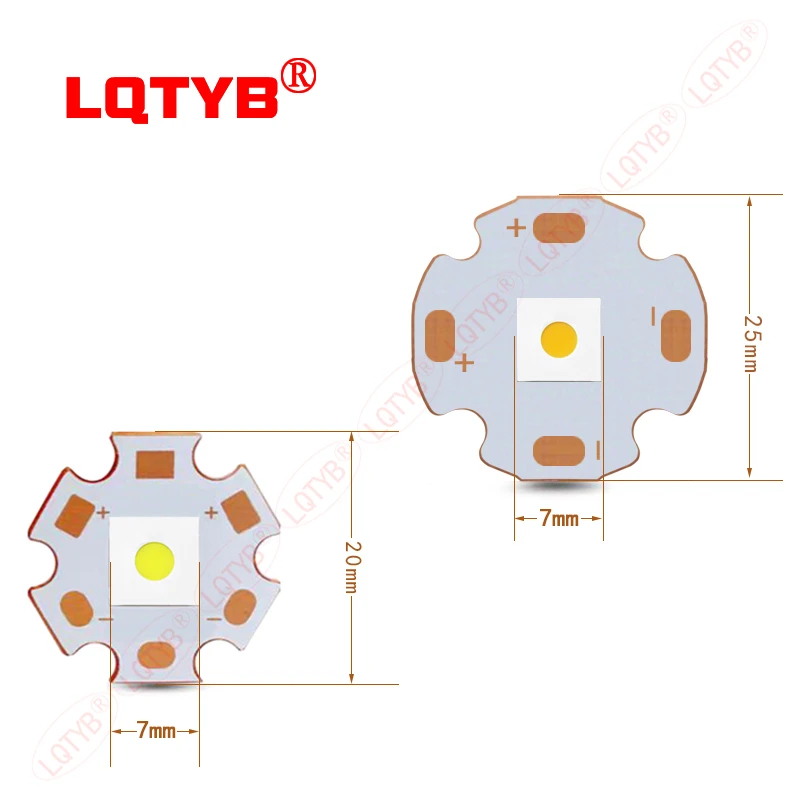 High-power white laser lamp bead 7070 tablet top chip 50W LED diode DC3V 17A white light/warm white for flashlight parts DIY