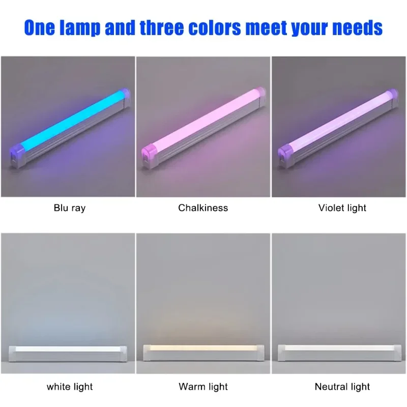Lampu LED Tabung Tongkat RGB Pencahayaan Fotografi Mini Genggam Warna Tongkat Video Vlog Pesta Festival Musik Tahan Lama