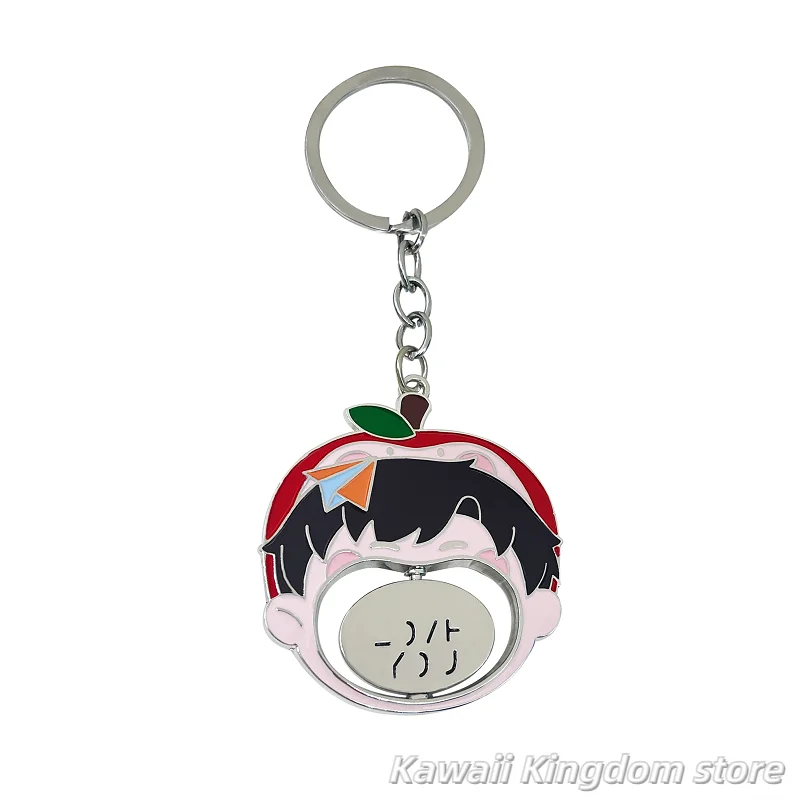 Love and Deepspace Rafayel Zayne Xavier Sylus Caleb Anime Cosplay Metal Q-version Rotate Pendant Big Mouth Spinning Out Jewelry