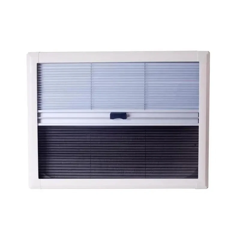Aluminum Alloy Top Hung Side Window Round Angle Ventilation Hatch With Screen& Blind RV Caravan MG17RW-AG  boat accessories