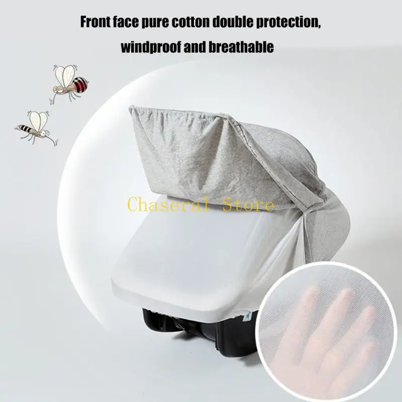E7CE Baby Carseat Case Windproof Cover Carrying Basket Sleeve for Pregnant Women