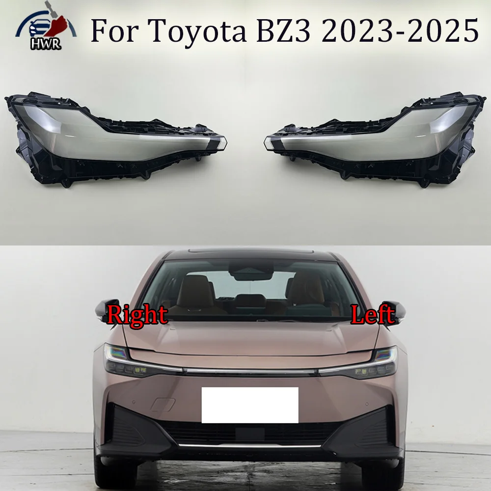 

Для Toyota BZ3 2023-2025: Прозрачная крышка-рассеиватель передней фары (замена оригинального плафона)