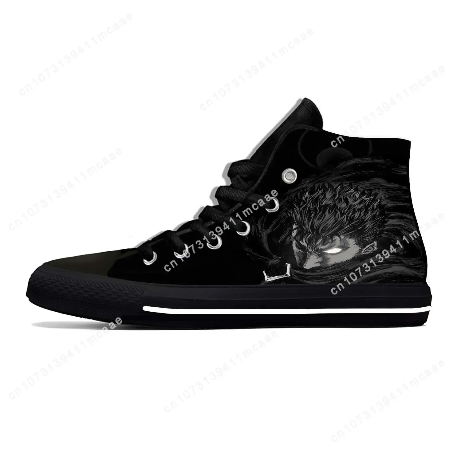 Hot Anime Berserk buds panno leggero stampa 3D moda divertente scarpe di tela alte scarpe da ginnastica traspiranti Casual da do