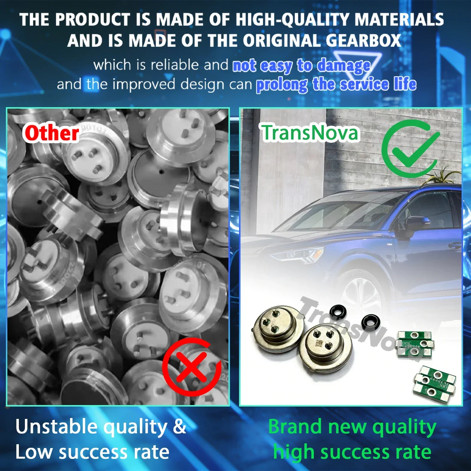 A Set Transmission Clutch Pressure Sensor 0DE DQ500 DQ380 DQ381 TCU TCM For Transporter Scirocco Tiguan For Audi A3 Q3 VW TT R8 - view 6