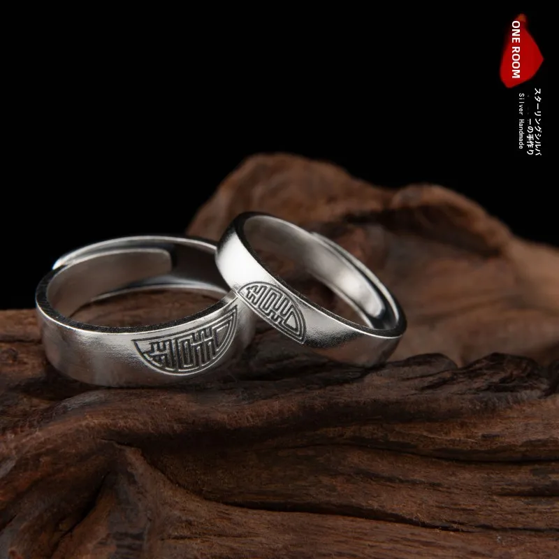 anillos-de-pareja-ajustables-de-plata-pura-999-doble-happin-faionable-ex-polied-fini-personalizable-enaving-uso-diario