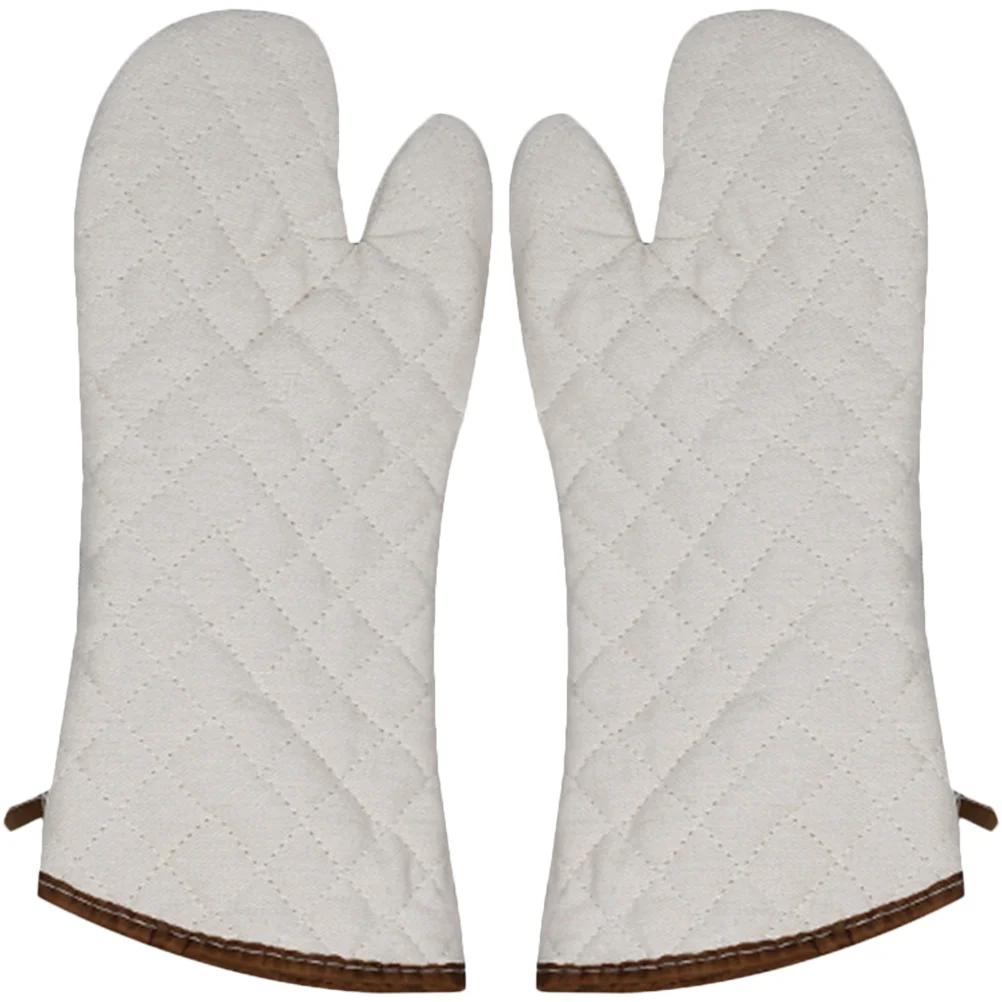 

Heat Resistant Oven Mitts Microwave Gloves Kitchen Protective Hand Mittens For Baking Cooking Grilling Baking Oven Mitt