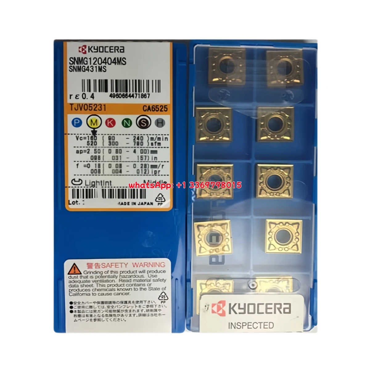 

10pcs 100% Original SNGA SNGA1204 08 12 T01525 T02025 A66N A65 Turning Insert