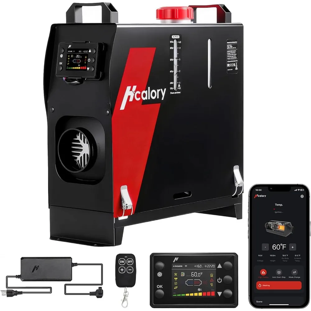 

Portable 8KW Diesel Air Heater HBS1S with App-Controlled 10-Temperature Settings and 18% Enhanced Burning Efficiency