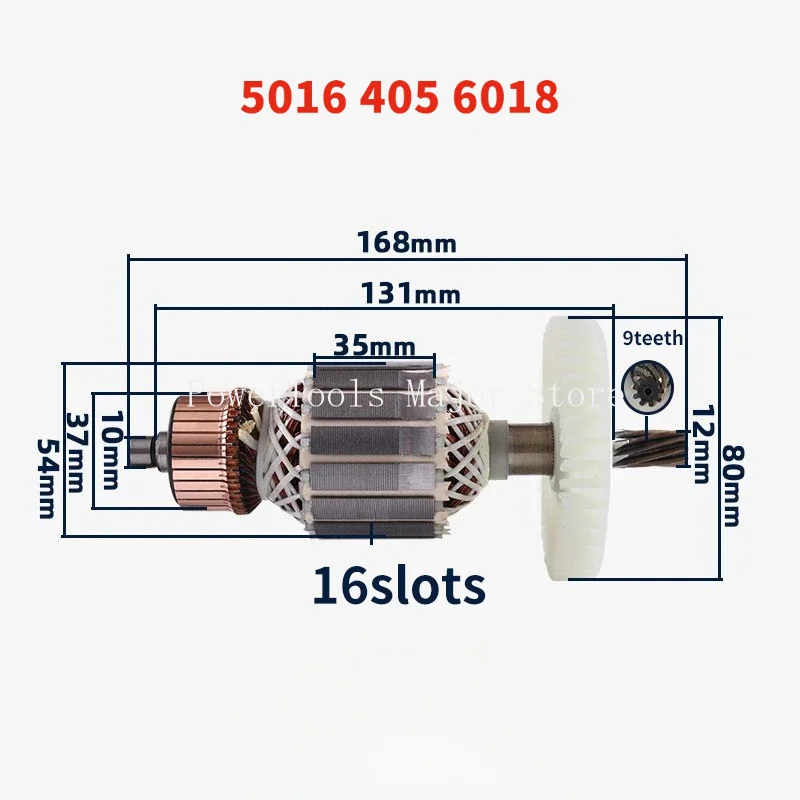 

Запасная часть катушки статора ротора цепной пилы для Makita 5016/405/6018, аксессуары для электрических валков