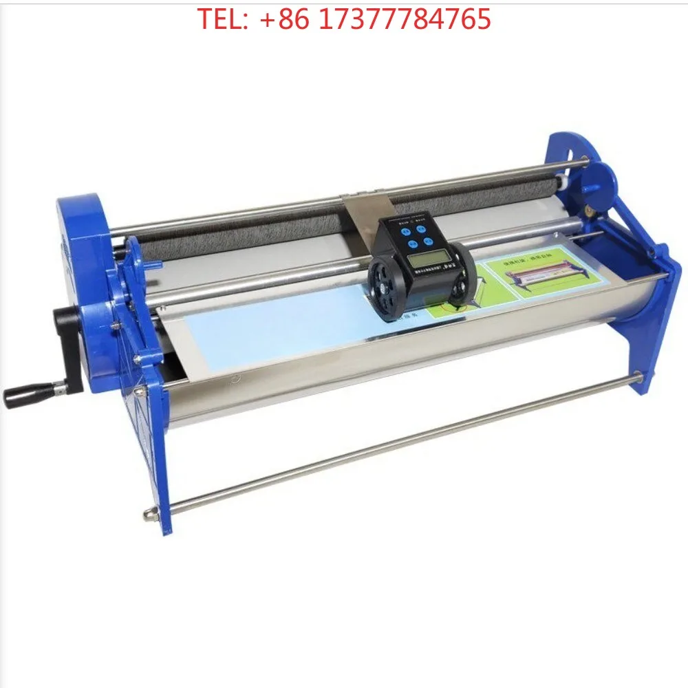 53 cm Hand Crank Wallpaper Gluing Machine Manual Wallpaper Glue Applicator ABS Stainless Steel 8 L Tank Glue Wall Paper Coater