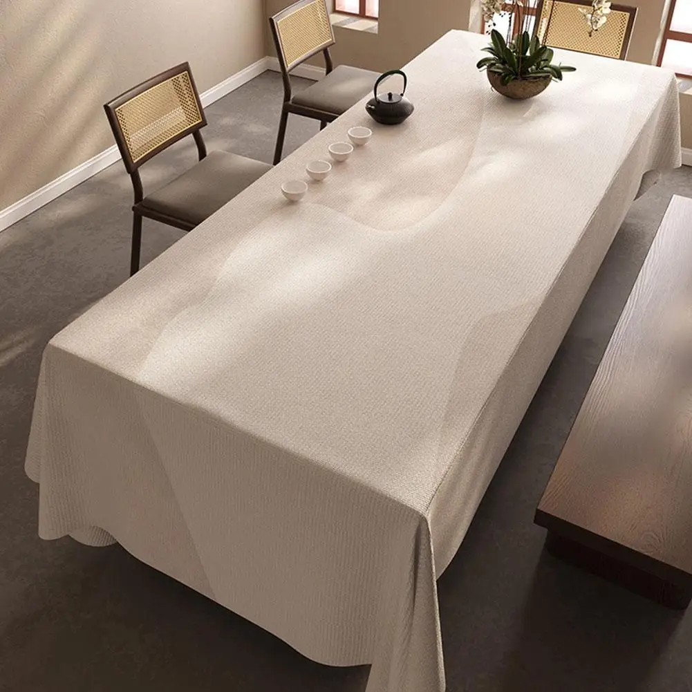 Mantel Rectangular Simple y moderno para boda, Hotel, banquete, cubierta de mesa, decoración del hogar, 130cm x 160cm, A5s9