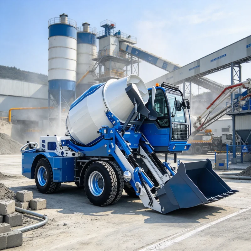 Hot Sale 5.5 Cubic Meter Automatic Water Self Loading Cement Concrete Mixer Truck Ready Mix Concrete Mixer Truck Price