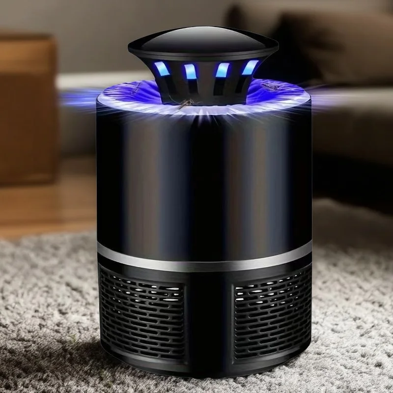 

New LED indoor photocatalyst mosquito killer lamps USB black/white color direct plug mosquito trap lamp bedroom living room Hot