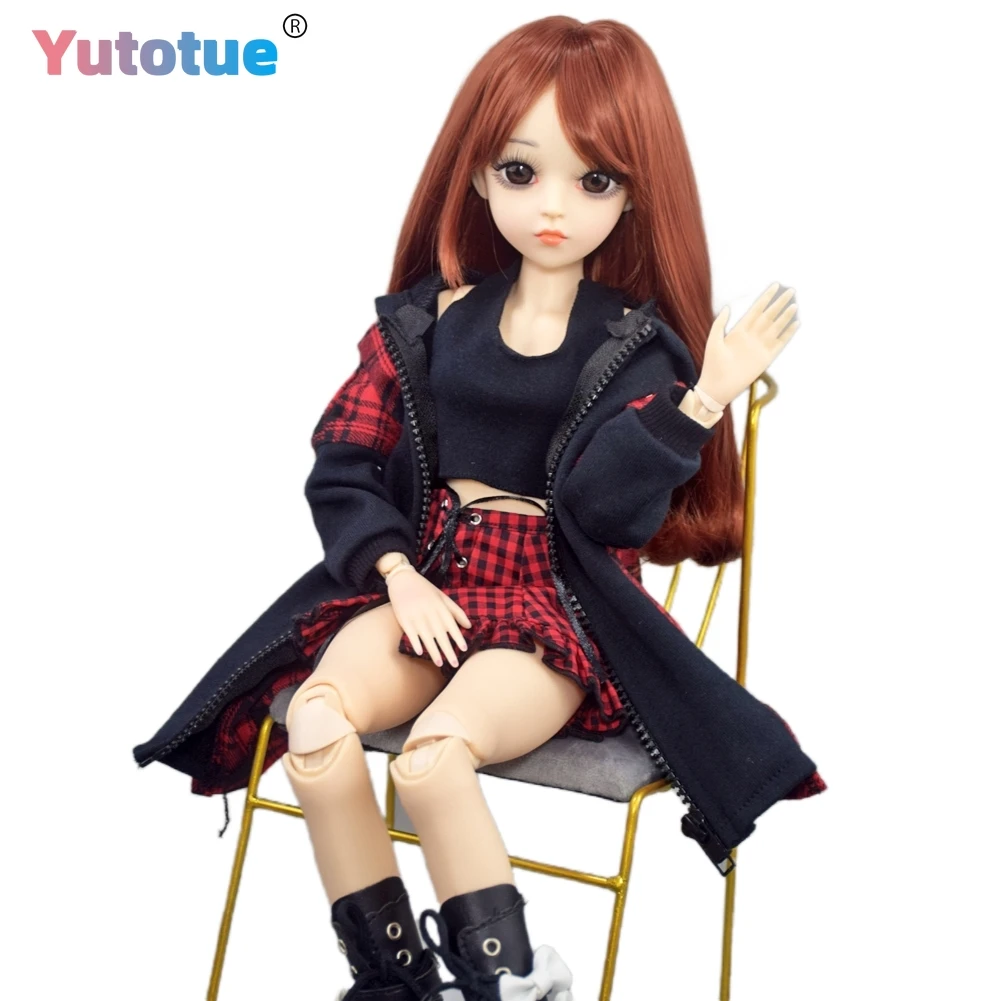 

YUTOTUE 1/3 BJD кукла игрушка детский подарок высота 60 см кукла для девочек с макияжем лица и париками одежда полный комплект