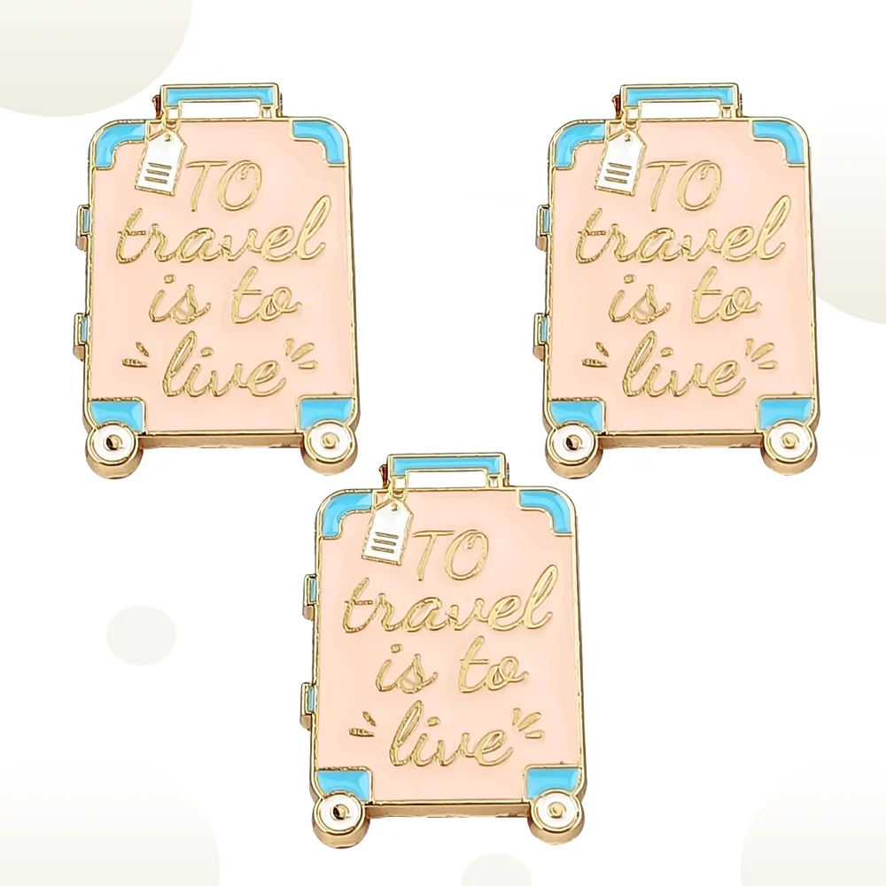 Cartoon plane Earth hot air balloon Enamel Pin Brooch Cartoon Women Men Denim Jackets Lapel Pins Backpack Badges Kids Gifts