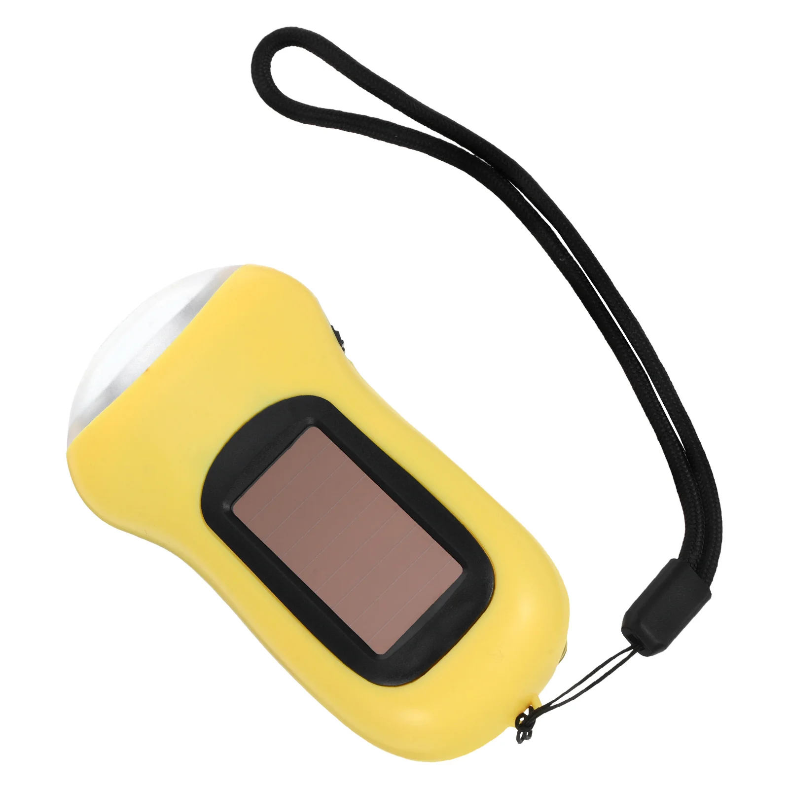 

Compact Solar Hand Crank Flashlight Rechargeable LED Emergency Light Portable for Camping Hiking Outdoor Lantern