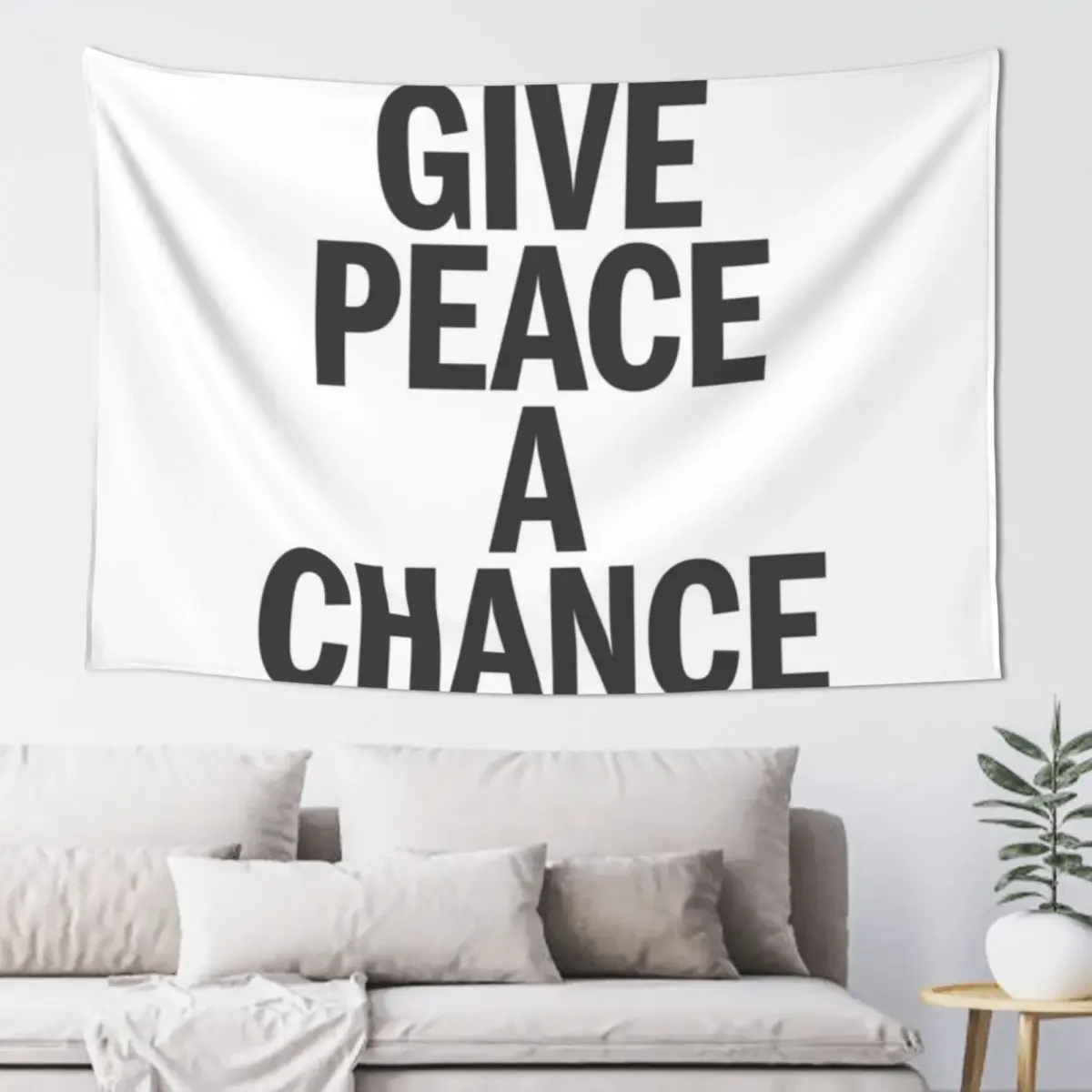 Give Peace A Chance (John Lennon) Tapestry Home Decorations House Decoration Tapestry