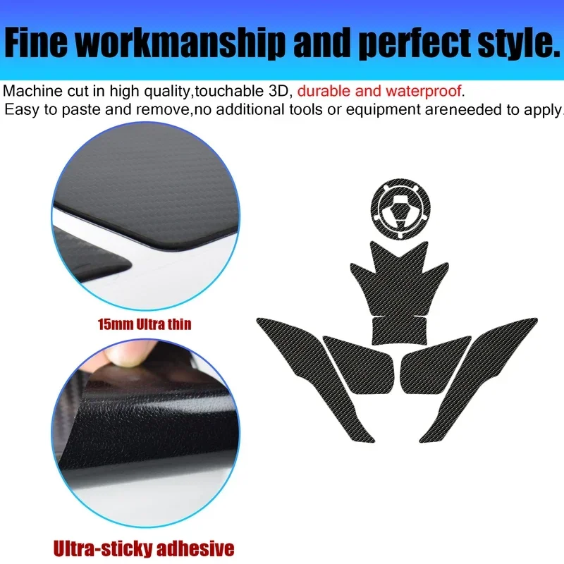 For Kawasaki versys650 Versys V-ersys 650 2022 motorcycle anti slip fuel oil tank pad side knee grip decal protector sticker pad