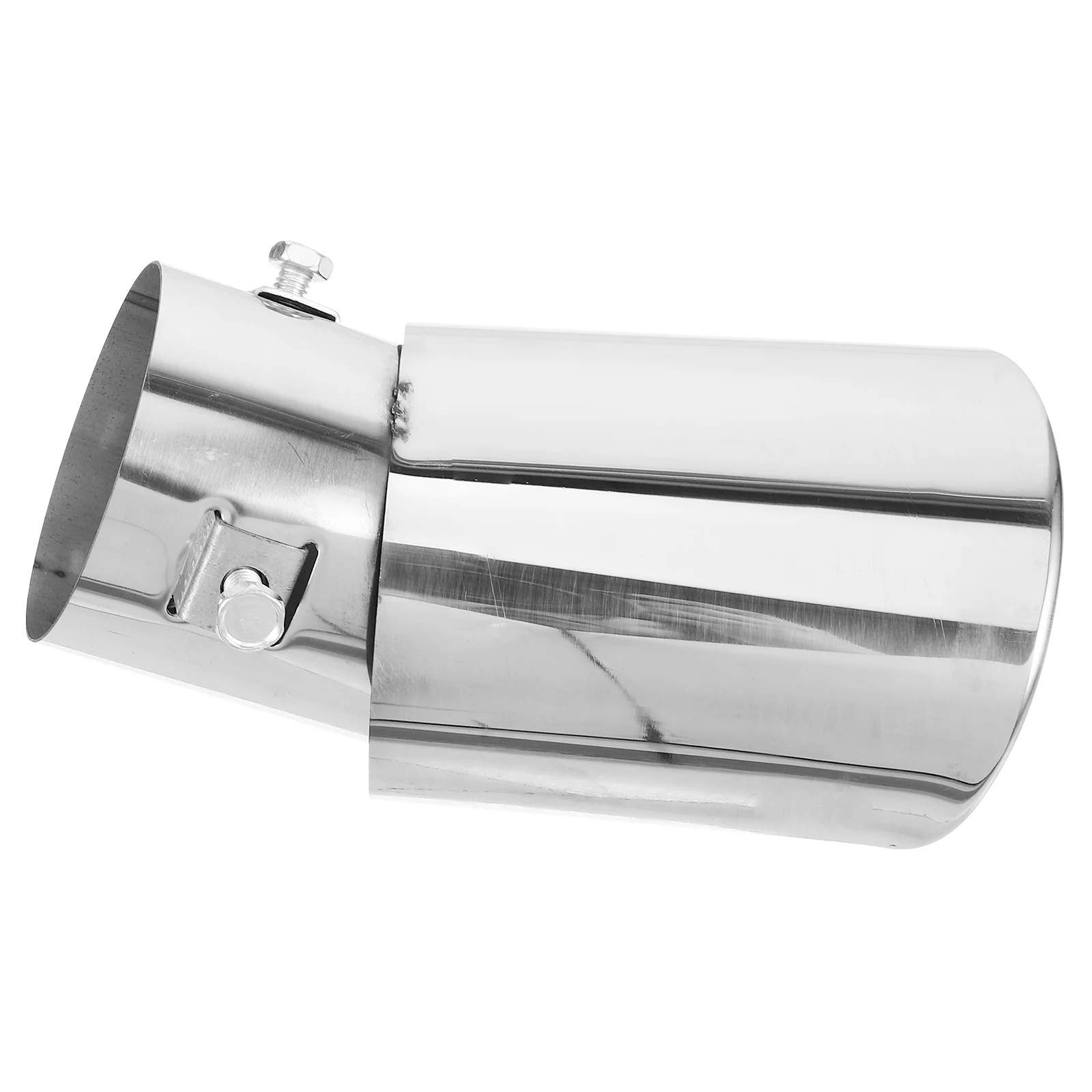 Car Exhaust Tip Car Exhaust Adapter Curved Car Tail Exhaust Tip Stainless Steel Exhaust Tail Tip single exhaust tips