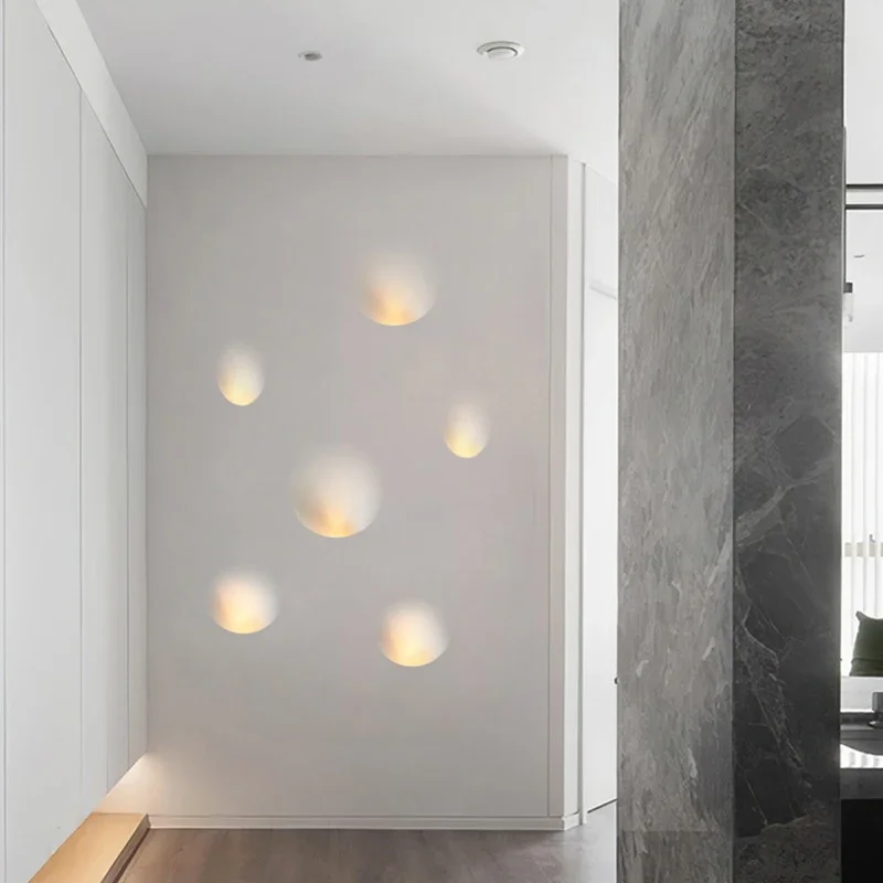 PL Embedded Frameless Creative Design Sense Headless Lamp Corner Spotlight Bedside Lamp Background Wall Decorative Lamp