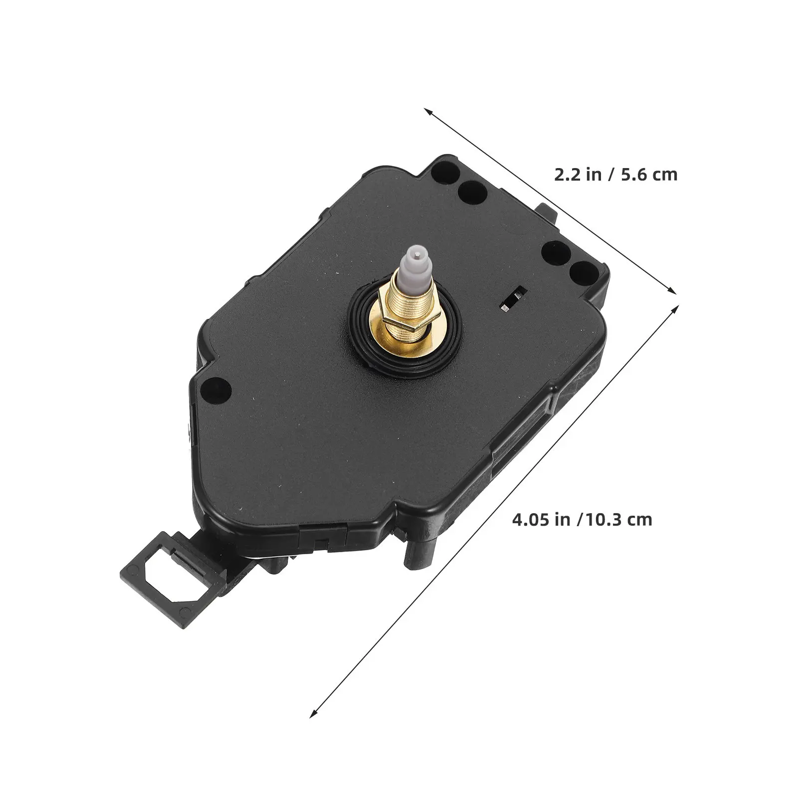 2Pcs Long Shaft Quartz Pendulum Clock Mechanism Silent Movement Replacement DIY Wall Clock Repair Kit Components Sweep Movement