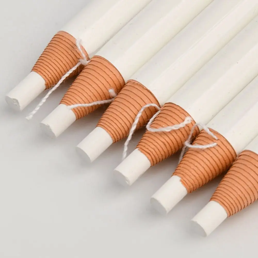 Waterproof White Eyebrow Pencil Microblading Marker Line Eyebrow Tattoo Positioning Pen Sweatproof Good Coloring Eyeliner Pen