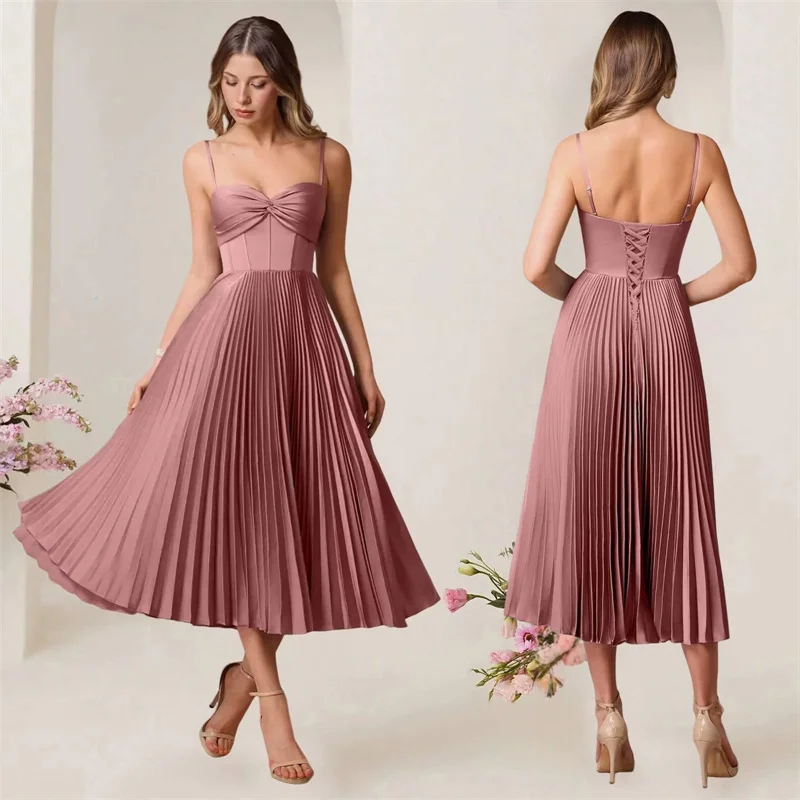 robe-de-soiree-plissee-a-bretelles-spaghetti-coupe-trapeze-longueur-the-avec-corset-pour-demoiselle-d'honneur-mariage-bal-de-promo-soiree-formelle-anniversaire-cocktail