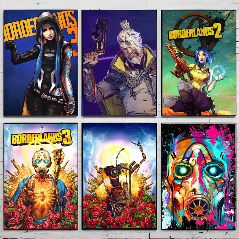 Game Shooter Borderlands Poster Superior Home Space  Indoor Decorative Art & Home Decor