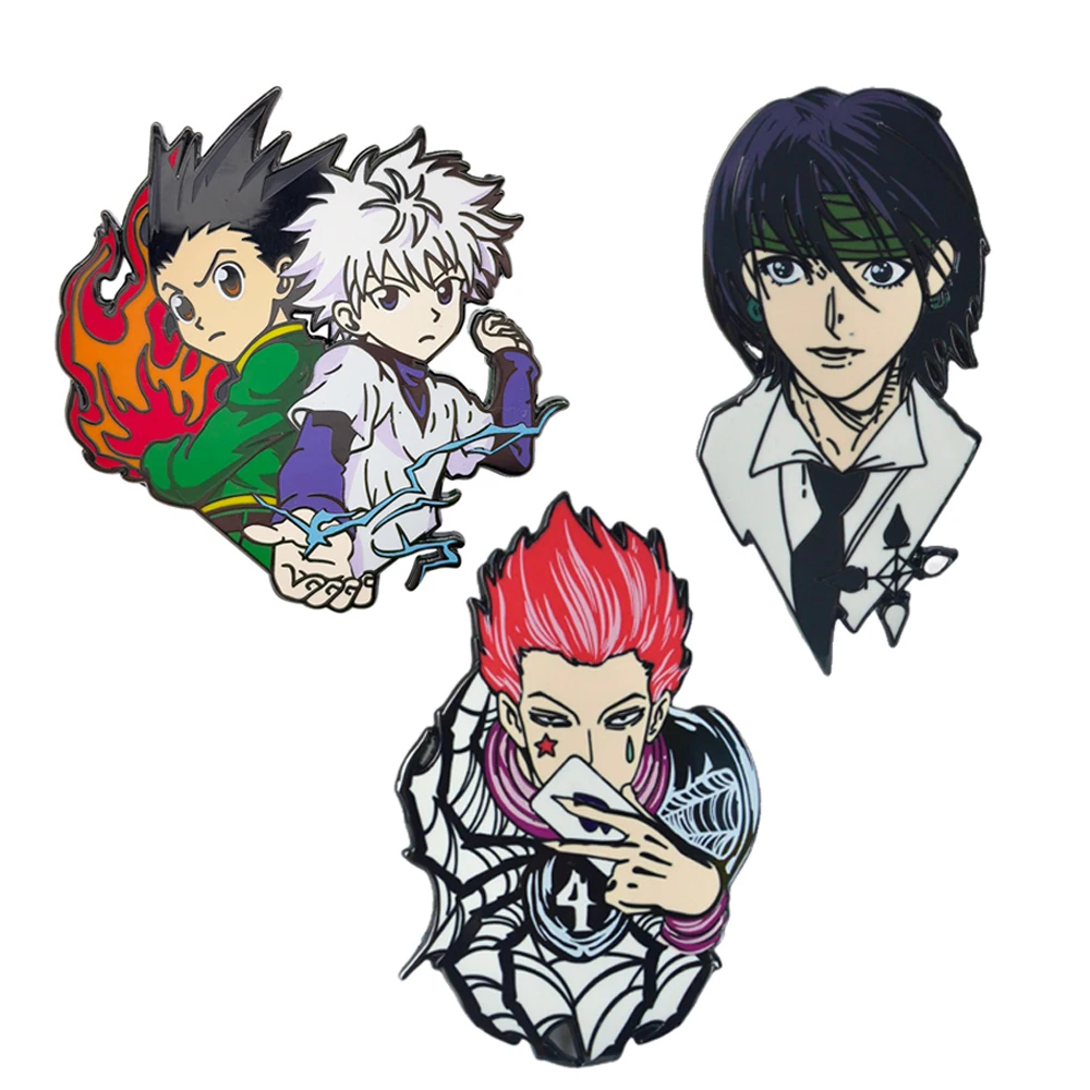 アニメクールフィギュアラペルピンバックパックマンガブリーフケースバッジバックパックブローチ服のための新しいファッションアクセサリー