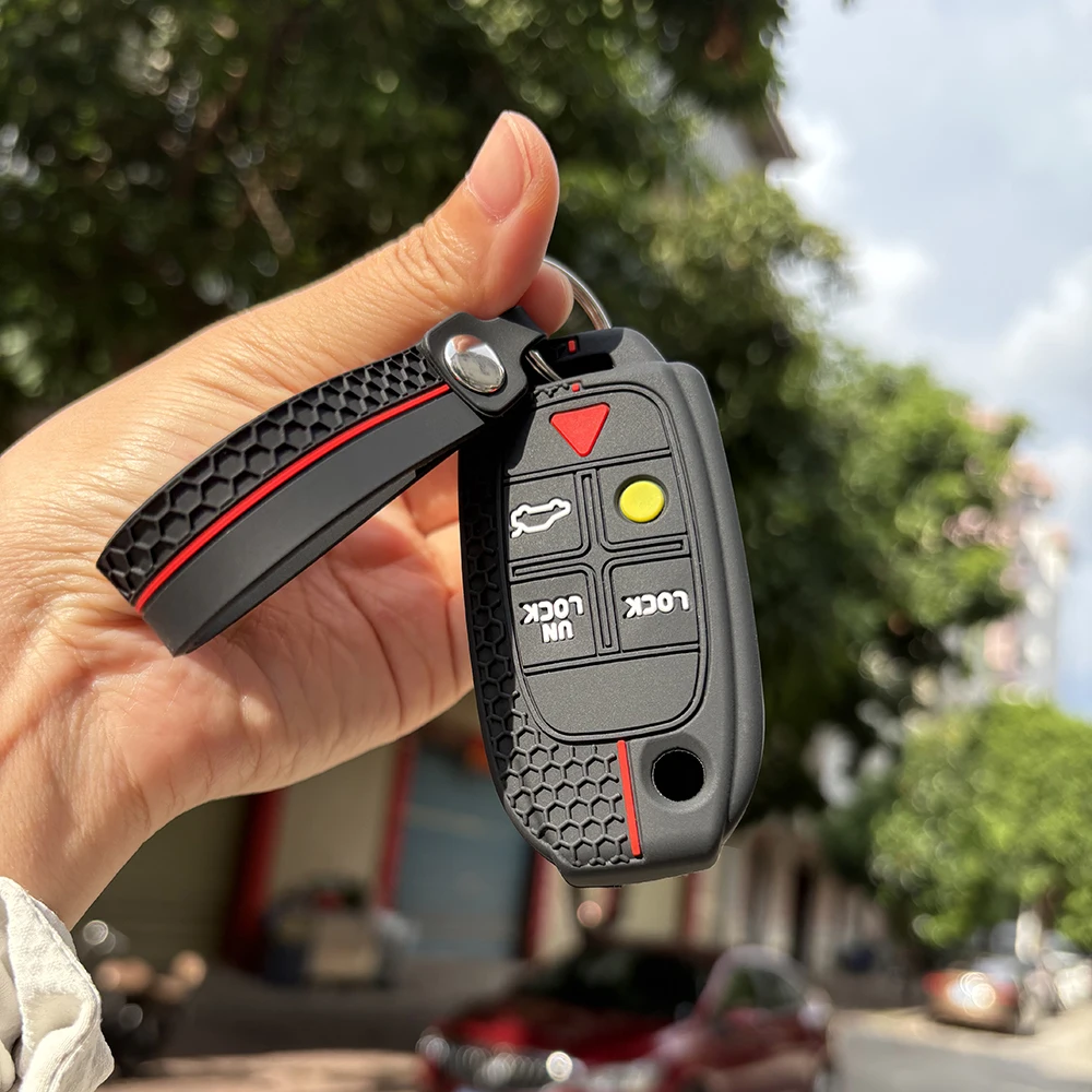 Protección de llavero para Volvo S40 XC70 XC90 V50 V70 B50 S60 T5 S40 accesorios de soporte tapas de llave remota de coche de silicona funda