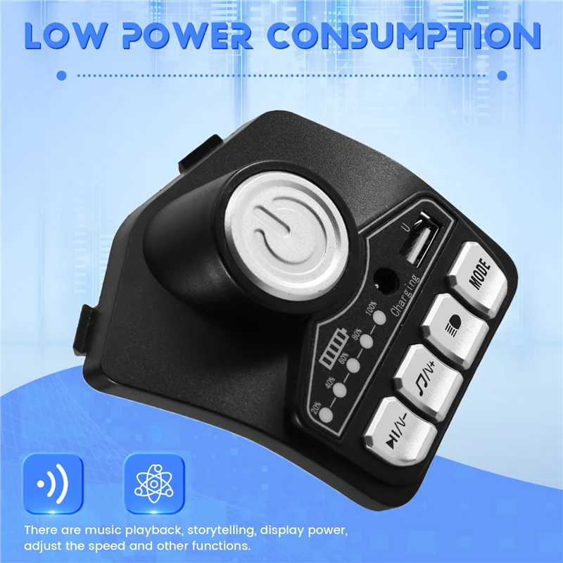 Scheda madre di controllo centrale HB12V Lettore musicale Scheda di controllo moto elettrica per uso bambini