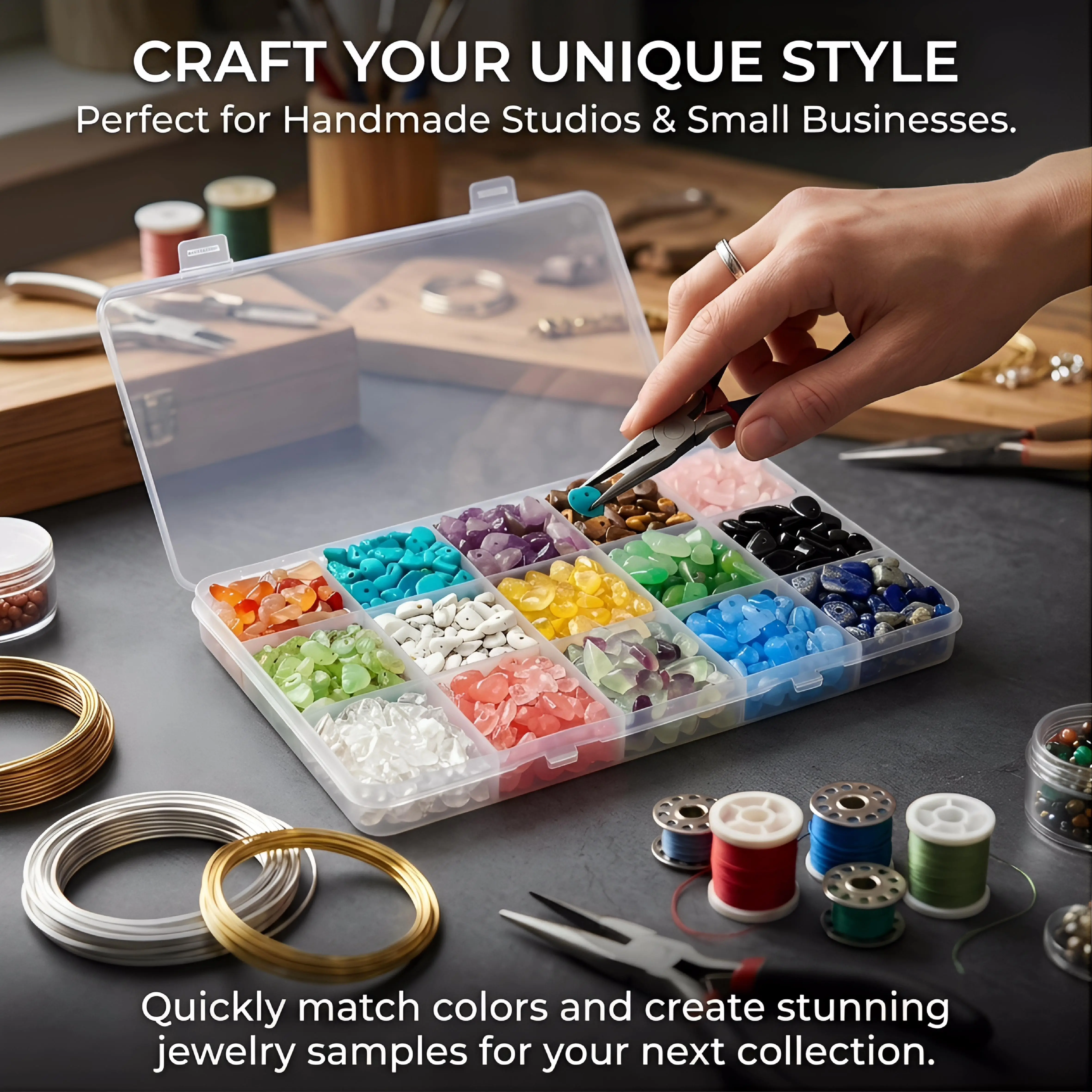 15 soorten stenen kralen voor - Art Craft Eyes recensie en prijs