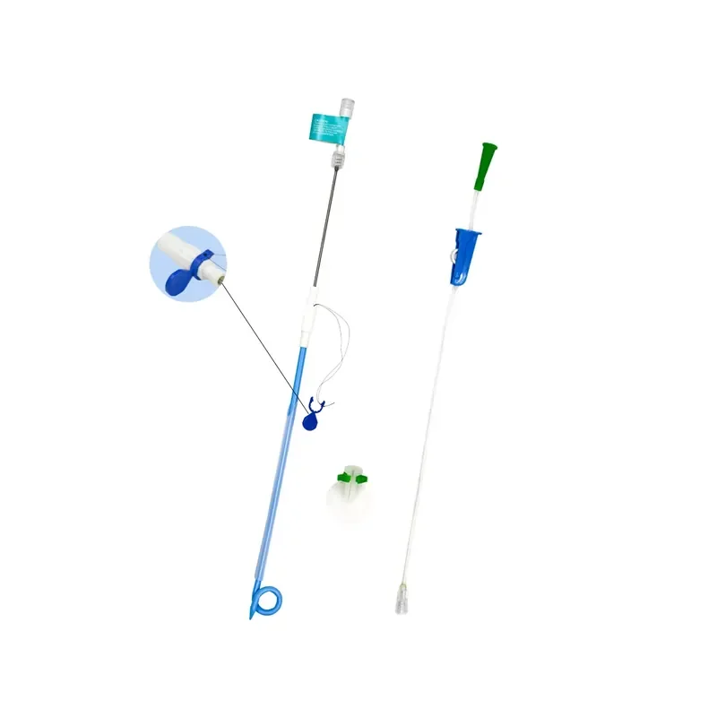 

Drainage Catheter Set Trocar Nephrostomy Biliary Drainage Catheter PU Material EOS Medical Pigtail Drainage Catheter Chest