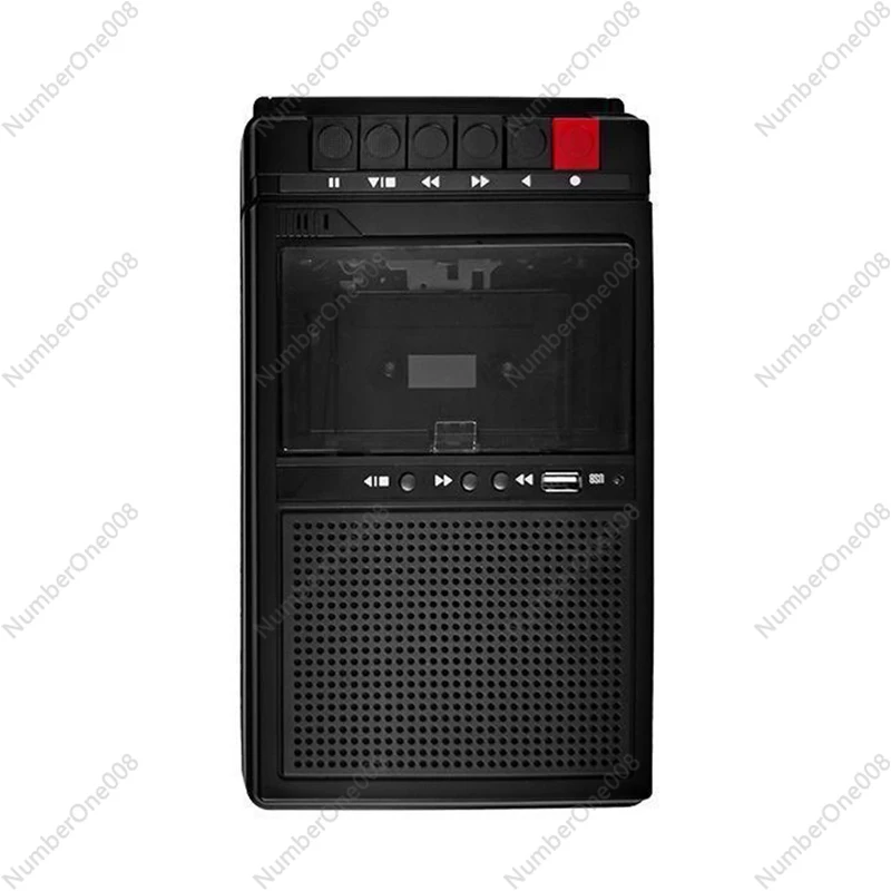 Portable Cassette Recorder Nostalgic Retro Portable Tape Player Walkie-Talkie Player Recorder and Playback All-In-One