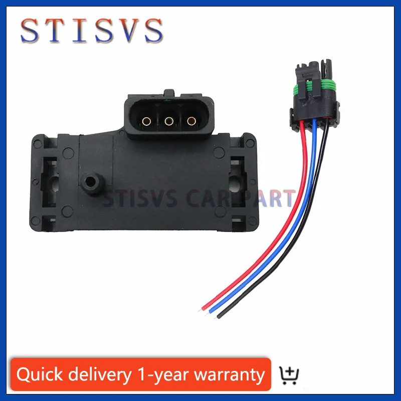 12223861 3 Bar MAP Manifold Absolute Pressure Sensor For GM Cadillac Chevrolet Pontiac Buick 16040749 23528418 650652