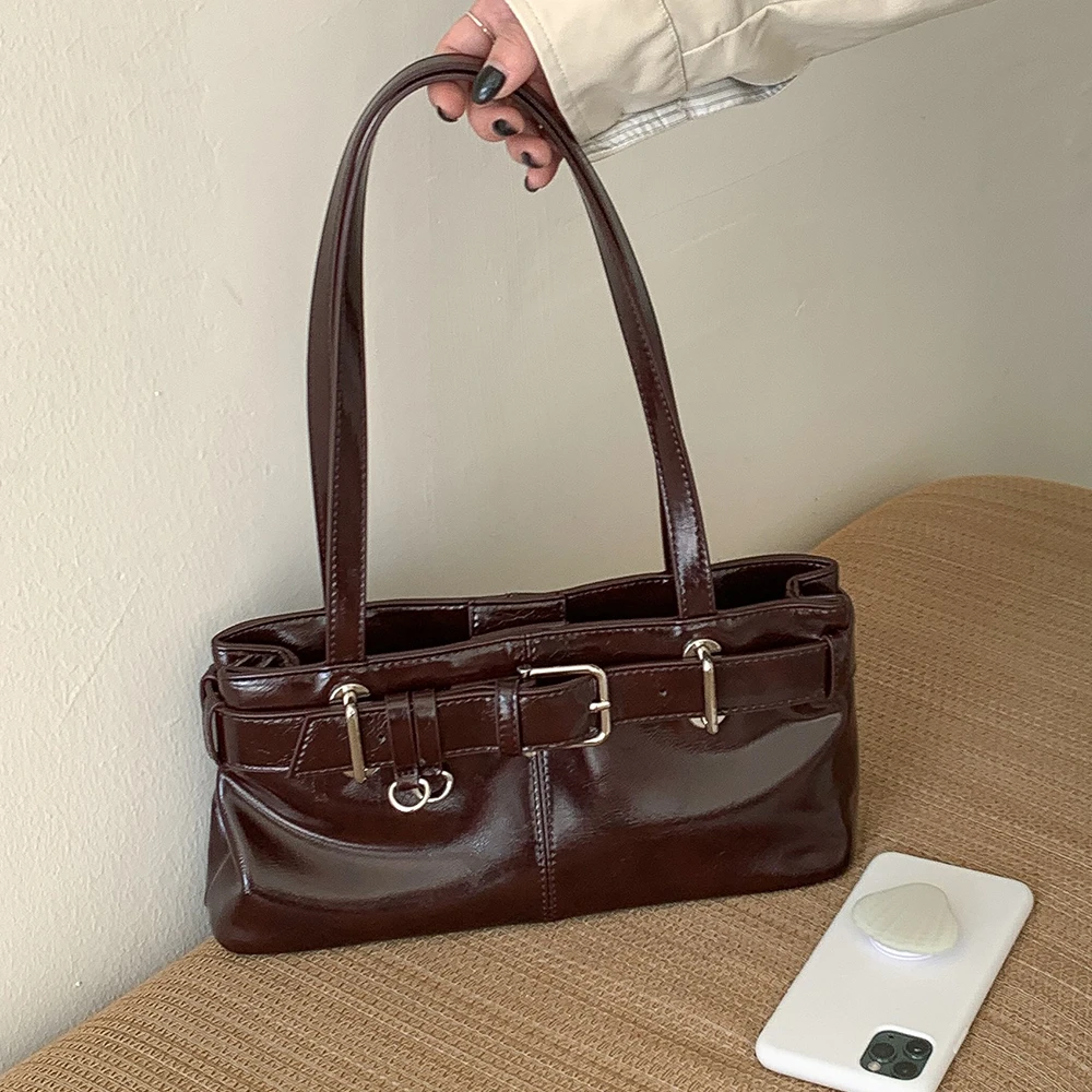 

Модельерские сумки на ремне для женщин Высококачественные сумки и кошельки из искусственной кожи Роскошная женская сумка НОВАЯ сумка-тоут под мышками