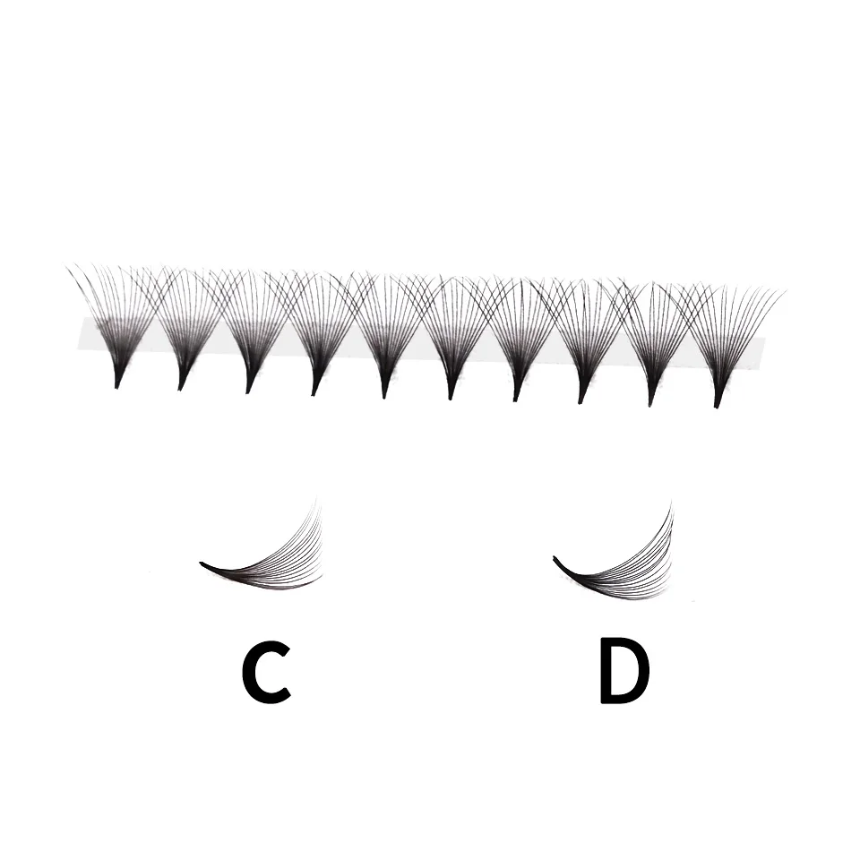 Lashprofessor 5 Cajas de Pestañas Premoldeadas Volumen XL, Base Puntiaguda, Imitación Visón, 3D 5D 8D 10D 30D 40D, Volumen Ruso Listas 2