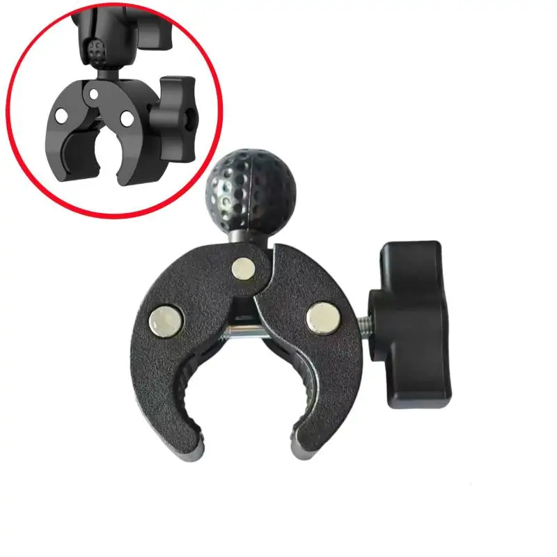 1Pcs Bike Motorcycle Phone Mount Holder 17/25MM Ball Claw Clamp Mount Support For Handlebar Tube Base RAM Mounts