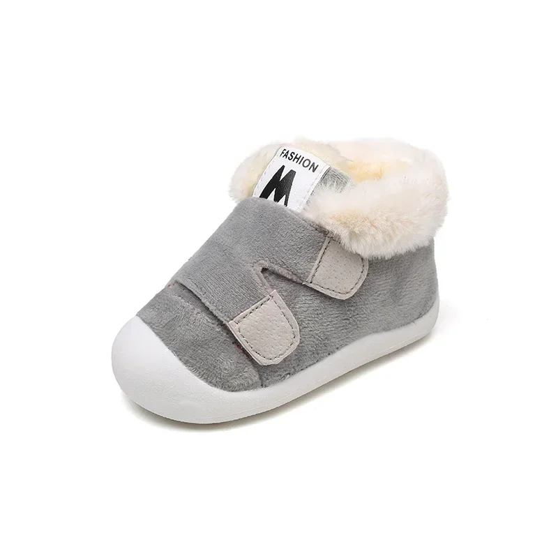 Autumn Winter Baby Girls Boys Snow Boots Newborn Infant Toddler Shoes Children Plush Outdoor Boots Non-slip Kids Shoes