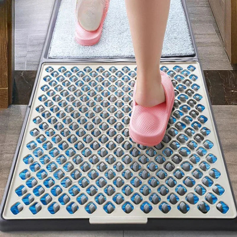 

Door disinfection floor mat shoe wipe sole sterilizer household home shoe sole cleaning machine door carpet cleaning artifact